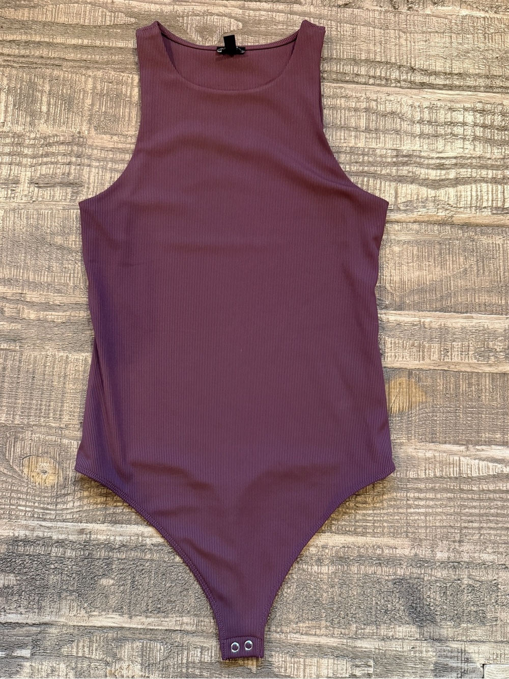 Express Body Contour Rib Bodysuit Sz M